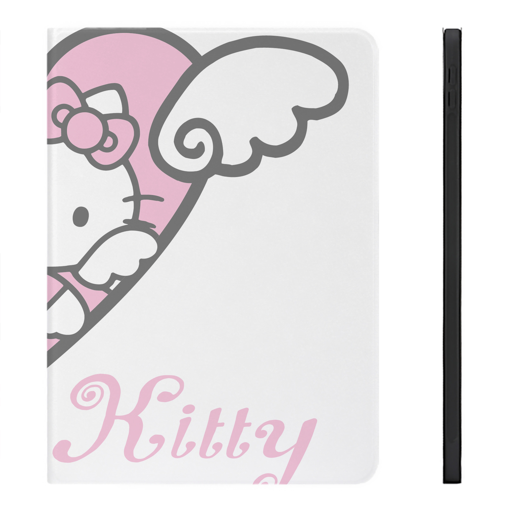 （画像用） Hello Kitty ハローキティ IPadケース ペンホルダー付き ブックスタイルデザイン